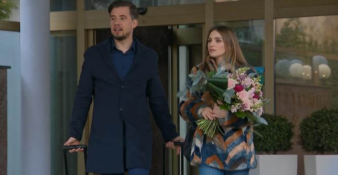 Barwy szczęścia odc. 2687. Klara (Olga Jankowska), Bartosz (Artur Bocheński)