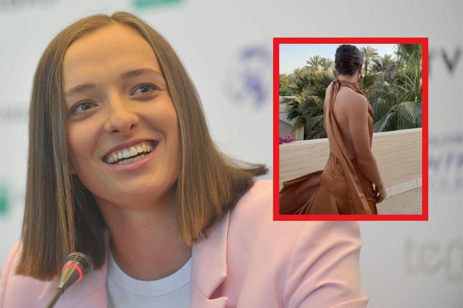 Z samego rana 1 listopada do sieci wleciało unikalne nagranie! Iga Świątek z odsłoniętymi plecami jak gwiazda Hollywood