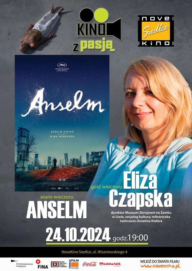 Seans filmu „Anselm” i spotkanie z Elizą Czapską w Novekino Siedlce