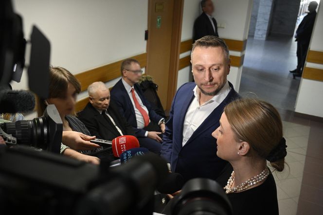 Kaczyński spotkał się z Brejzą przed sądem