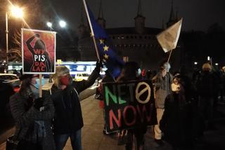 Kraków: Strajk dla przyszłości zatrzymany przez policję. Doszło do przepychanek [WIDEO]