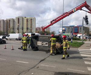 Wypadek na ul. Obotryckiej w Szczecinie