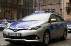 Komenda Miejska Policji w Krakowie w hybrydowych radiowozach Toyoty