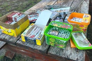 Garwolińscy policjanci zabezpieczyli nielegalne papierosy za ponad 40 tys. zł