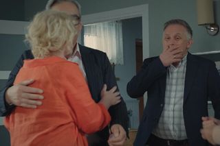 M jak miłość, odcinek 1816. Marta (Dominika Ostałowska), Jacek (Robert Gonera), Artur (Robert Moskwa)