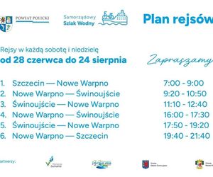 Tramwaj wodny połączy Szczecin, Nowe Warpno i Świnoujście
