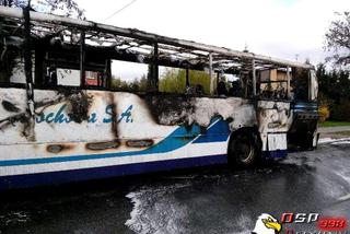 Pożar autobusu PKS Częstochowa