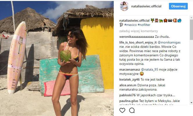 Natalia Siwiec pozuje w bikini