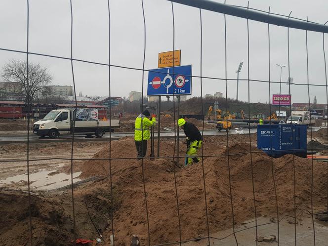 Rozbudowa linii tramwajowej w Olsztynie. Ruch na ul. Wyszyńskiego zostanie przywrócony [ZDJĘCIA]