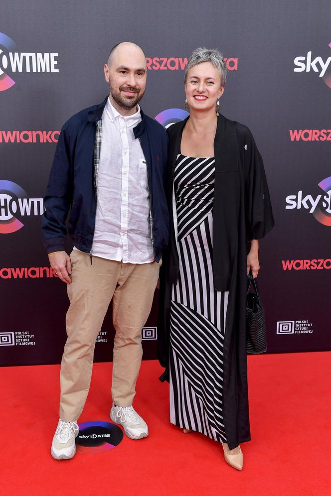 Jakub Żulczyk i Adriana Prodeus