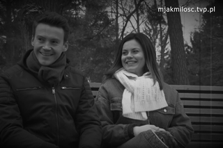M jak miłość. Jakub Karski (Krzysztof Kwiatkowski), Kasia (Paulina Lasota)
