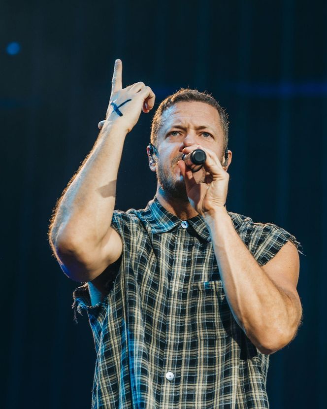 Koncert Imagine Dragons w Warszawie (18.07.2025). Organizatorem koncertu jest Live Nation, a patronem medialnym - Radio ESKA