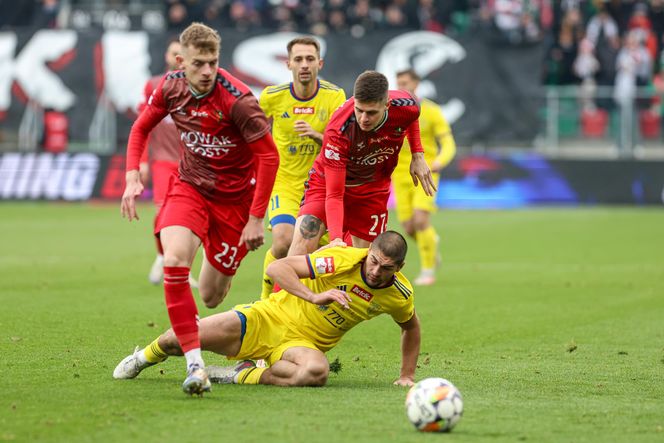 Zagłębie Sosnowiec - Polonia Bytom. Zdjęcia z murawy