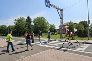 Protest mieszkańców Duńkowiczek