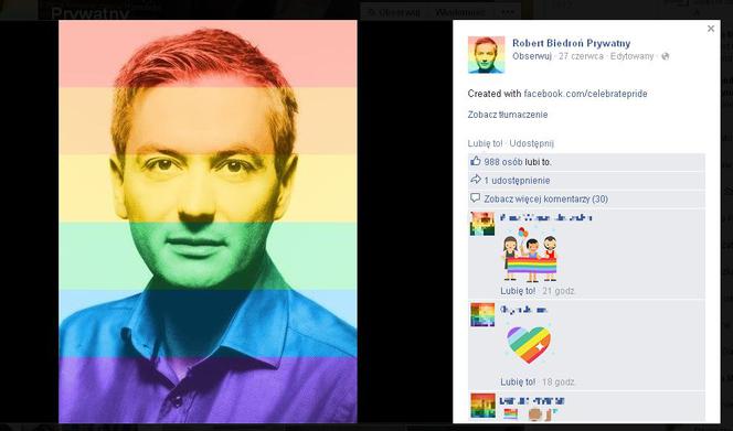 Tęczowe zdjęcia profilowe na Facebooku. O co chodzi?