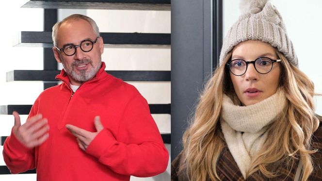 M jak miłość odc. 1858. Sylwia (Hanna Turnau), Adam Werner (Jacek Kopczyński)