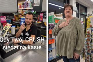 Kiedy twój crush siedzi na kasie. Nagranie z Biedronki rozeszło się wiralowo w sieci