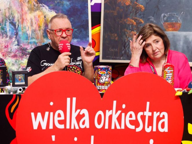 Jurek Owsiak z żoną