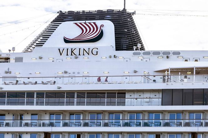 Wielki wycieczkowiec Viking Venus w gdańskim porcie