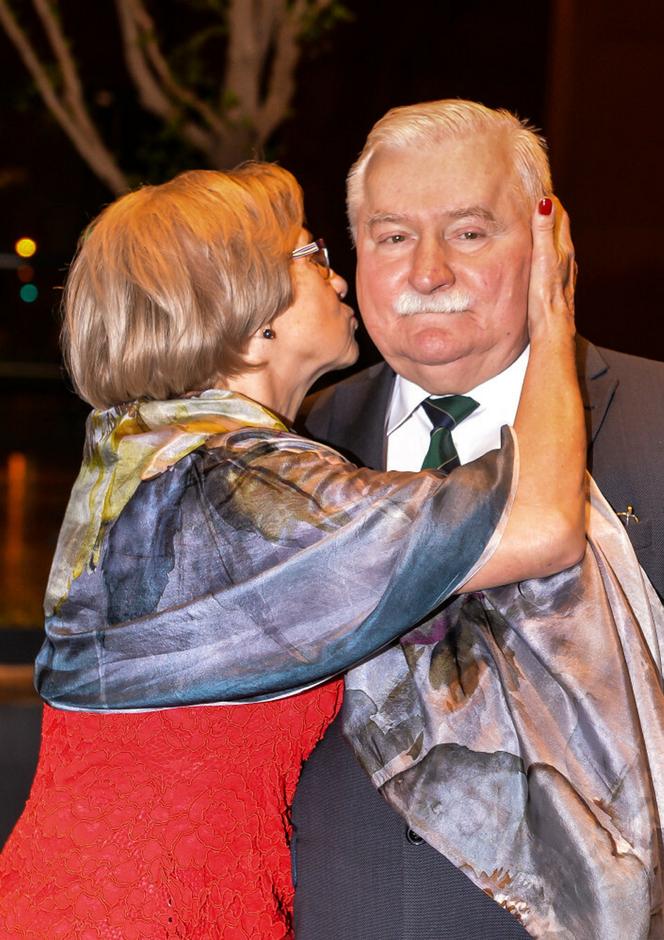 Lech Wałęsa z żona Danutą