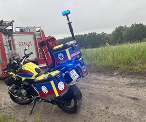 Wypadek wiatrakowca w Świętochłowicach