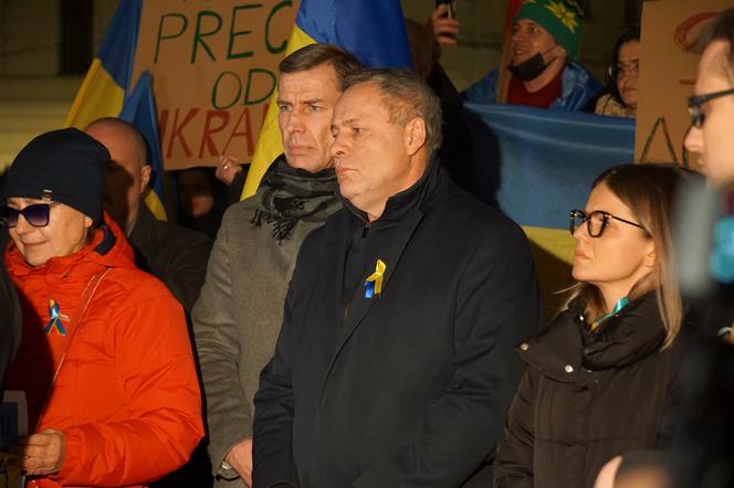 Wojna na Ukrainie. Bydgoszczanie protestowali przeciwko rosyjskiej agresji [ZDJĘCIA]