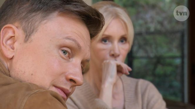 Na Wspólnej odc. 4058. Ewa (Ewa Gawryluk), Igor (Jakub Wesołowski)