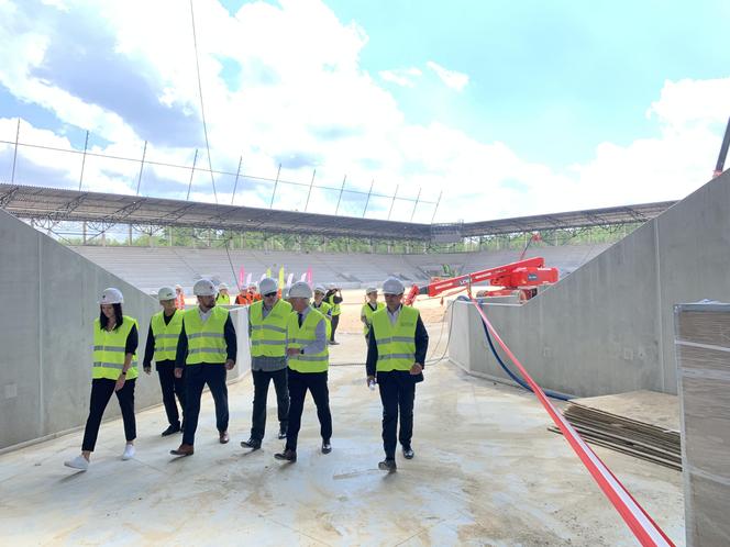 Nowy stadion GKS w Katowicach. Budowa