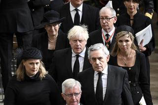 Żona Borisa Johnsona zaliczyła wpadkę na pogrzebie królowej Elżbiety II