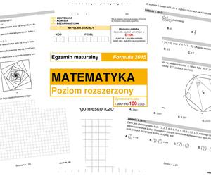 Matura 2024: matematyka rozszerzona formuła 2015. Odpowiedzi i arkusz CKE do pobrania [STARA FORMUŁA 15.05.2024]