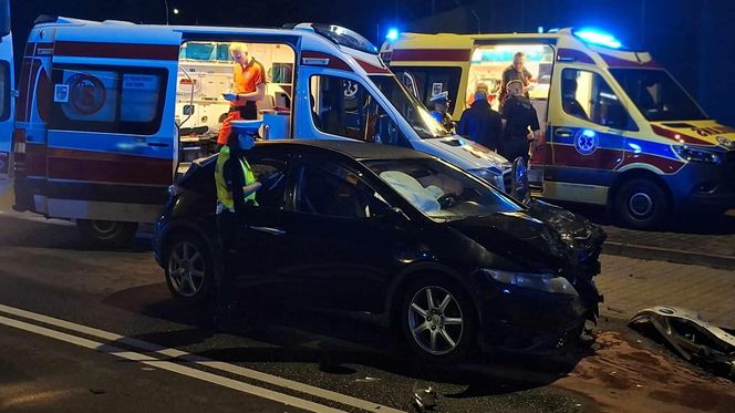Starachowice. Wypadek na wiadukcie