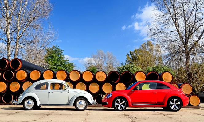 Volkswagen Beetle 2014 r. vs. Volkswagen Garbus 1960 r.
