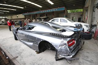 Koenigsegg Agera R rozbity w Chinach