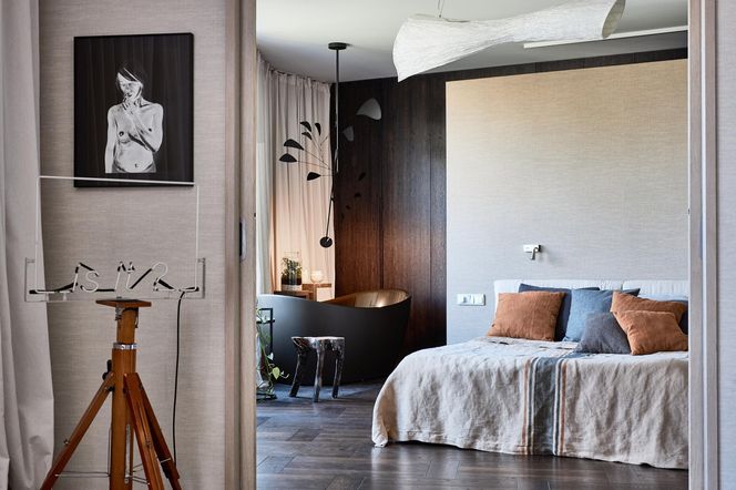 Apartament z widokiem na Warszawę - projekt Joanny Kulczyńskiej