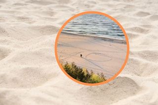 Szok! Para narysowała to na plaży nad Bałtykiem. Film szybko stał się viralem