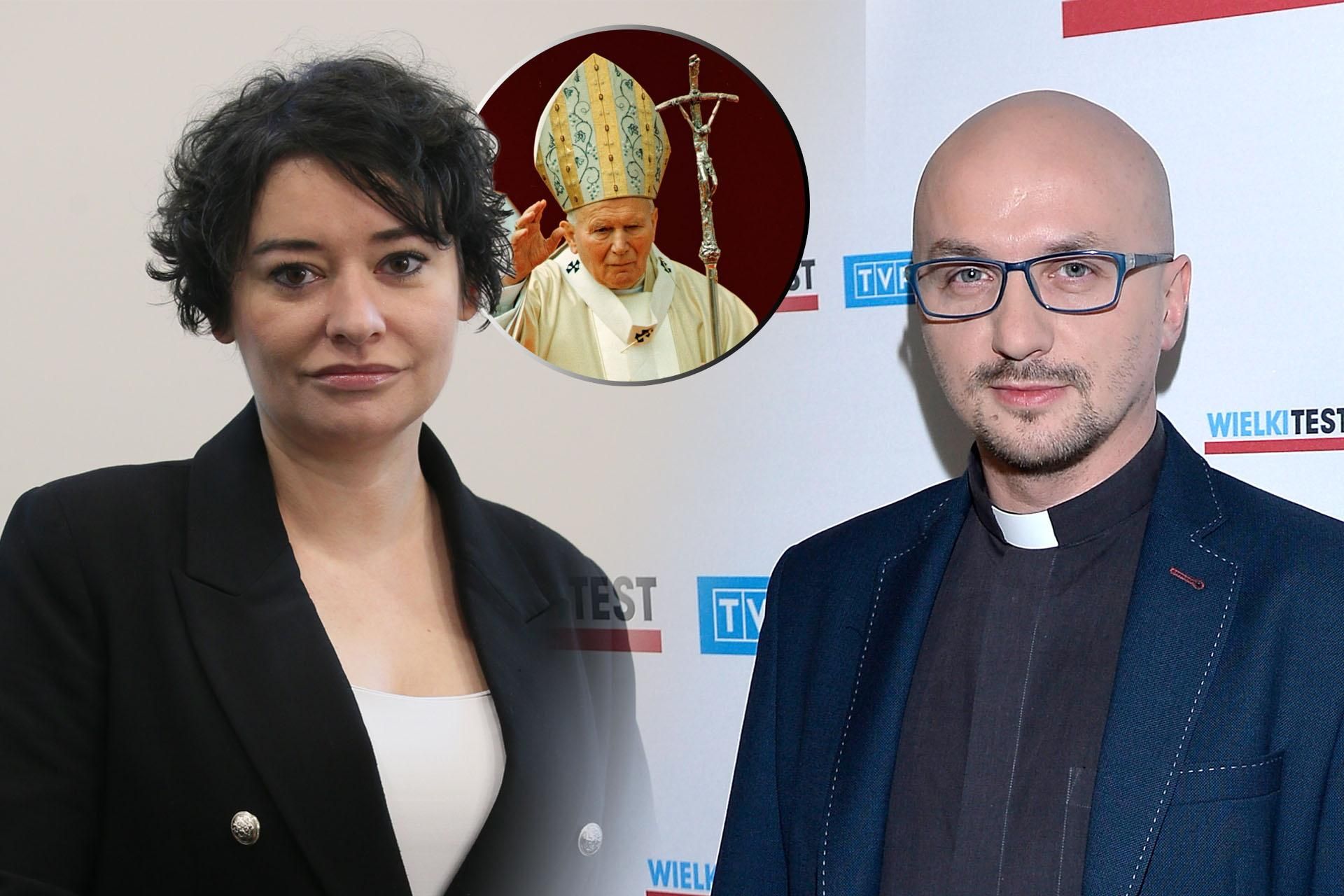 Kontrowersyjny wpis posłanki Żukowskiej o Janie Pawle II wywołał oburzenie! Reakcja księdza wstrząsnęła opinią publiczną