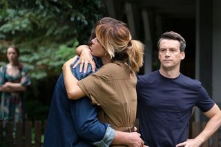 M jak miłość odc. 1826. Marcin (Mikołaj Roznerski), Martyna (Magdalena Turczeniewicz), Kama (Michalina Sosna), Jakub (Krzysztof Kwiatkowski)