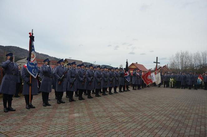 Pogrzeb Pawła Burdyla, policjanta z Jordanowa