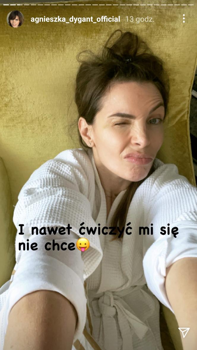 Agnieszka Dygant bez makijażu czuje się naga