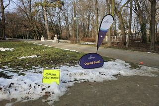 Biegali, maszerowali i truchtali dla WOŚP. Orkiestrowa edycja parkrun w Ogrodzie Saskim w Lublinie. Zdjęcia