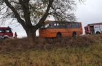 Wypadek autobusu szkolnego