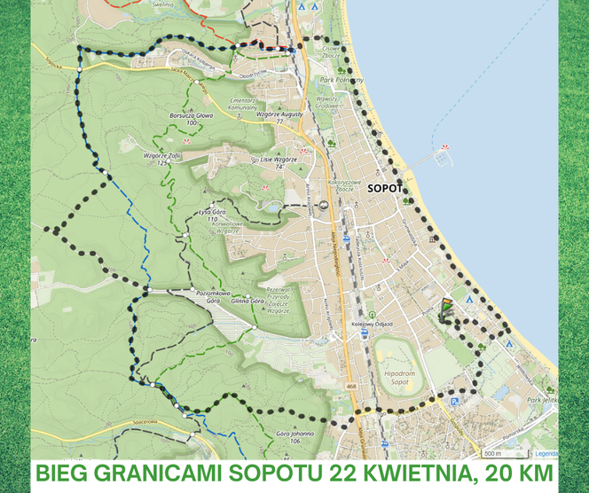 Bieg granicami Sopotu. Nowość na biegowej mapie Trójmiasta 