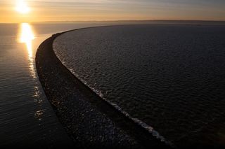 Budowa sztucznej wyspy na Zalewie Wiślanym