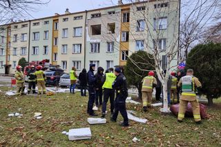 Potężna eksplozja gazu w Rzeszowie! Z mieszkania wyleciały wszystkie okna [ZDJĘCIA]