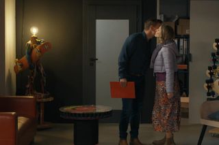 Barwy szczęścia, odcinek 3198. Tomasz (Jakub Sokołowski), Grażyna (Kinga Suchan)