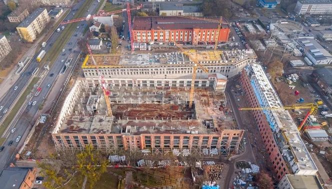 Trwają prace na terenie Widzewskiej Manufaktury WIMY