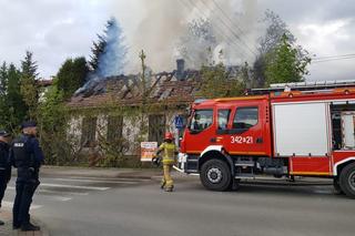 Pożar budynku przy ul. Paderewskiego