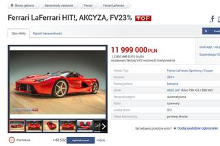 Ferrari LaFerrai na sprzedaż