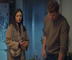 	M jak miłość odc. 1865. Iza (Adriana Kalska), Marcin (Mikołaj Roznerski)