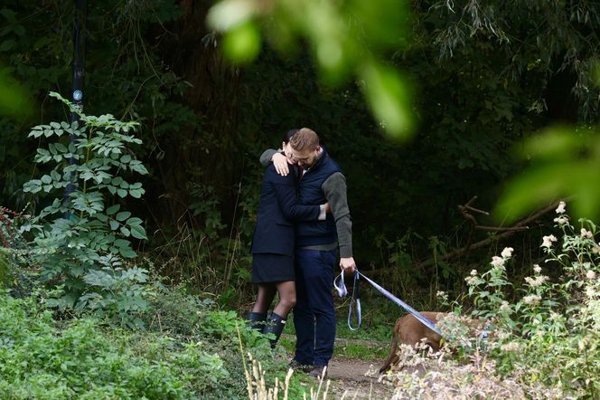 Jacek Ozdoba odpoczywa z żoną po ślubie